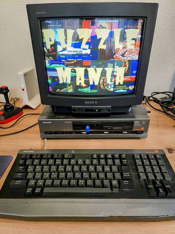 Philips NMS-8280 MSX2 - Puzzle Mania MSX GOTO 40 Edition